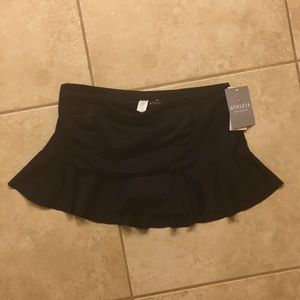 Athletes swim skirt. Medium. Black